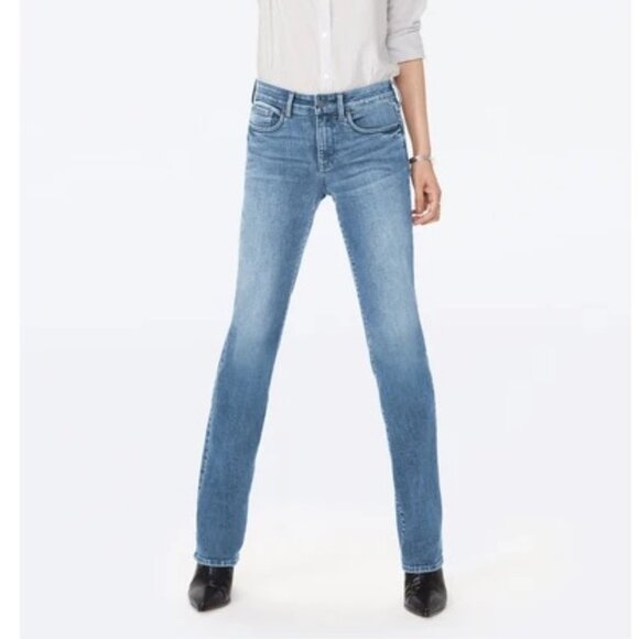 NYDJ Marilyn Straight Jeans in Brickell Brickell - Picture 1 of 7